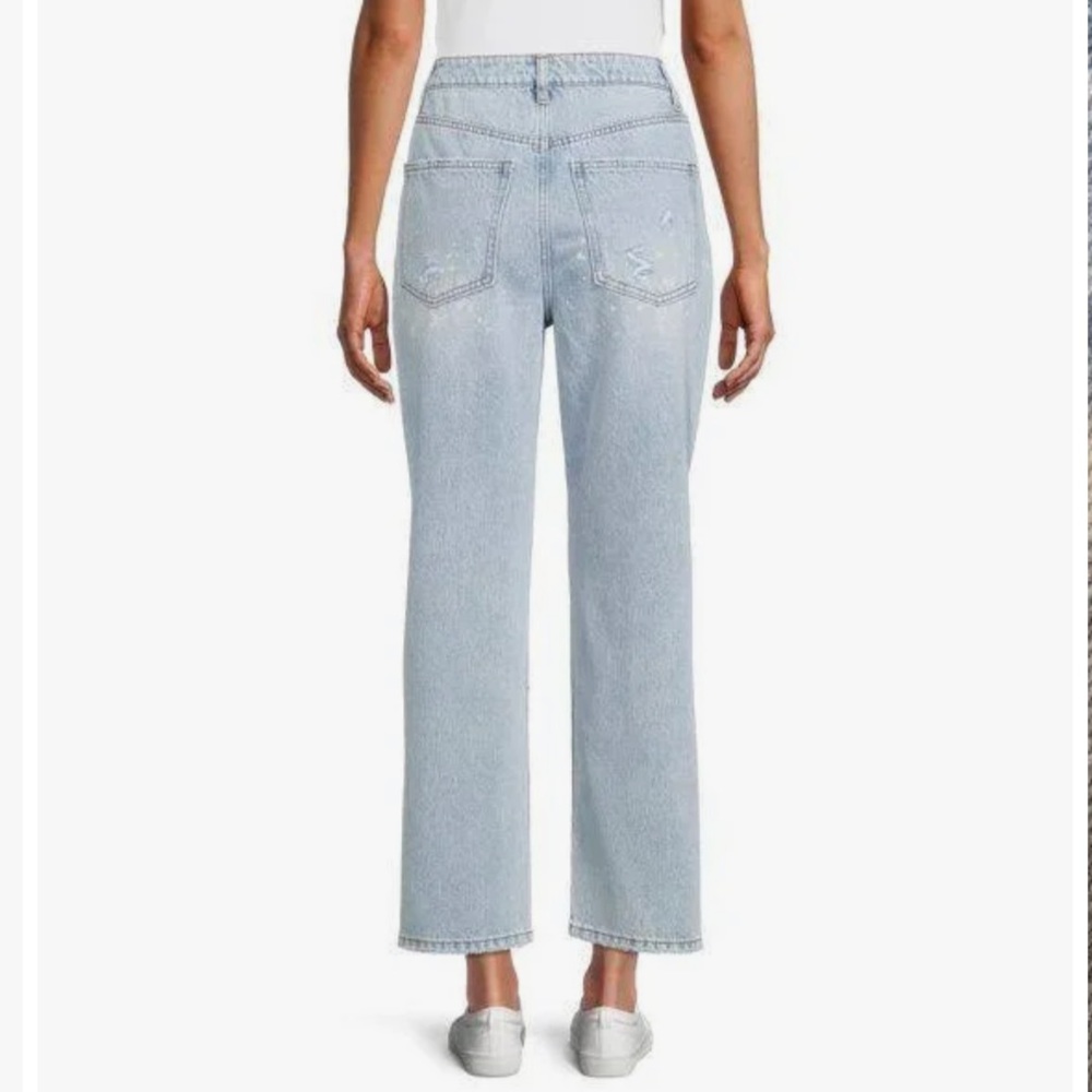 NOBO high rise relaxed straight leg boyfriend jean - Picture 3 of 10